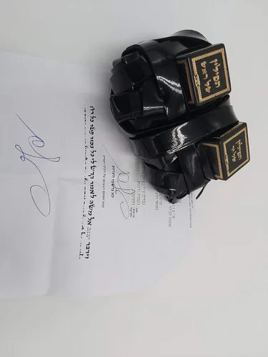 Vista 5 de Auténtico juego de tequilina kosher – Nusach sefardí, diestro (usado en el brazo izquierdo) – para Bar Mitzvah & Groom – Parshiyot escrito a mano