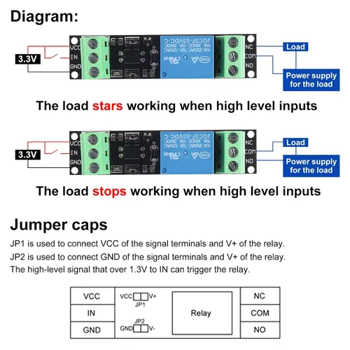 Vista 7 de 6 unids 1 canal DC 3 V relé de alto nivel controlador módulo optoacoplador relé módulo aislado unidad control tablero