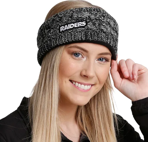 Vista 32 de FOCO Diadema de moda para mujer con logotipo de equipo de la NFL Gradiente impreso.
