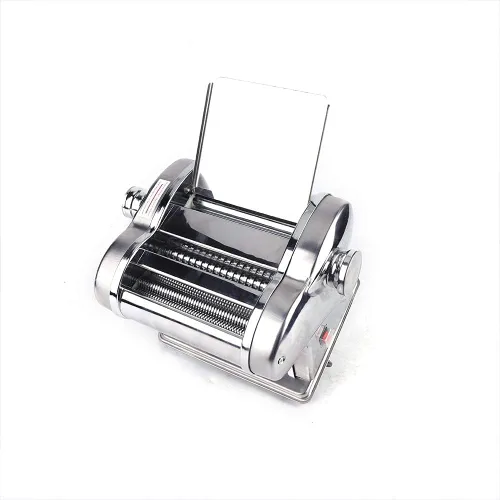 Vista 6 de Máquina eléctrica para hacer pasta de 135 W, rodillo de espagueti, máquina de prensado de fideos, rodillo de masa comercial, máquina para hacer