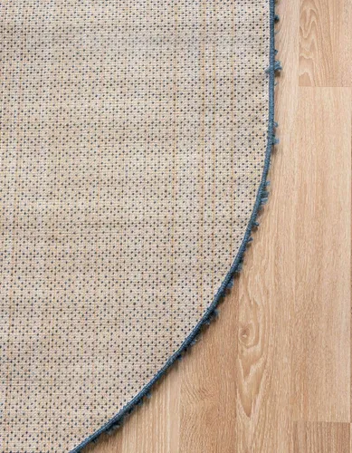 Vista 362 de Unique Loom Colección Davos Shag - Alfombra Lino