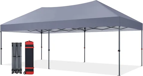Vista 23 de COOSHADE - Tienda de campaña fácil de montar 8x8 pies (azul marino)