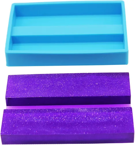 Vista 5 de Soporte para tarjetas de visita, molde de almacenamiento de tarjetas, molde de resina epoxi de silicona, herramienta de fabricación de joyas, molde