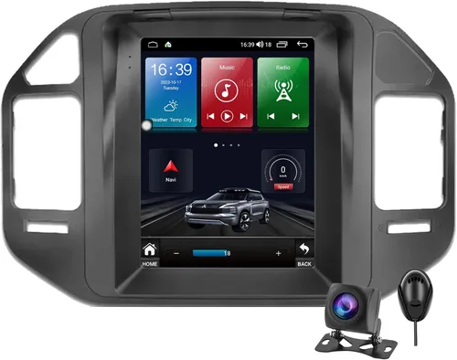Vista 9 de Radio Android para Mitsubishi Pajero V60 V68 V73 2004-2011 9.7 pulgadas Tesla estilo IPS pantalla táctil estéreo con Bluetooth 5.0 Carplay/Android