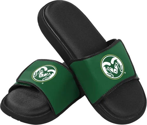 Vista 206 de FOCO Sandalias deportivas de espuma para ducha con logotipo de equipo universitario de la NCAA para hombre
