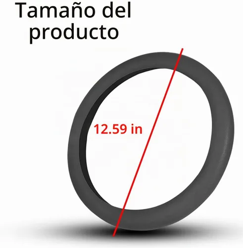 Vista 2 de AICEL Funda de silicona para volante de 14 pulgadas, protector