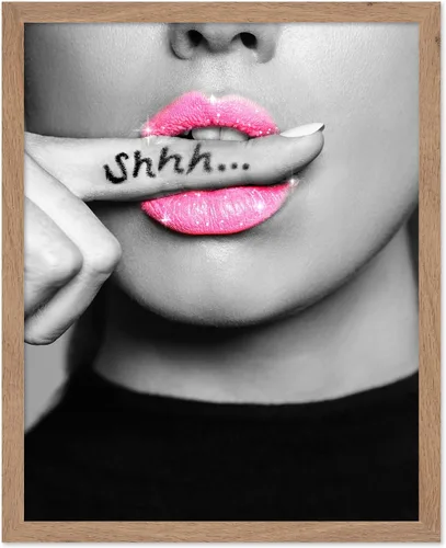 Vista 67 de Poster Master Impresión de labios dorados, póster de mordida de labio, arte moderno y minimalista, regalo bohemio para hombres y mujeres, diseño