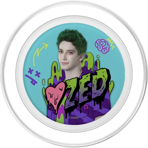 Vista 2 de Disney Zombies Zed Portrait PopSockets MagSafe PopGrip para iPhone