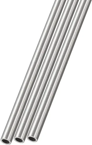 Vista 49 de METALLIXITY Tubo de acero inoxidable 304 (0.079 in de diámetro x 0.006 in de pared T x 9.843 in de largo), 3 piezas, tubo recto - para muebles