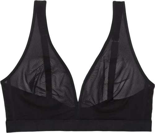 Vista 3 de Smart & Sexy Bralette de malla transparente para mujer