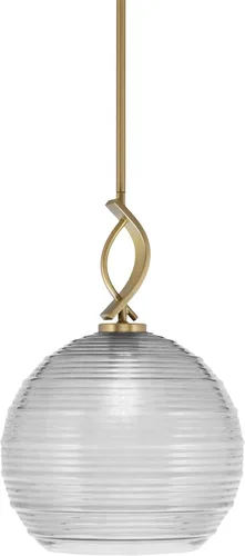 Vista 74 de Toltec Lighting Cavella Stem Colgado Mini colgante, acabado grafito, vidrio de muselina blanca de 4 pulgadas