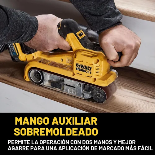 Vista 8 de DEWALT Lijadora de Cinta 20V MAX*, Inalámbrica, Sin Escobillas, Solo Herramienta (DCW220B)