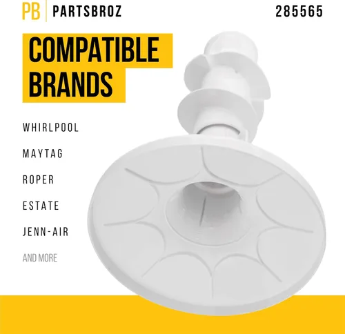 Vista 2 de PartsBroz 285565 - Conjunto de agitador compatible con lavadora Whirlpool Roper Maytag Estate - Reemplaza AP3094459 WP3951744 3951744 3348117