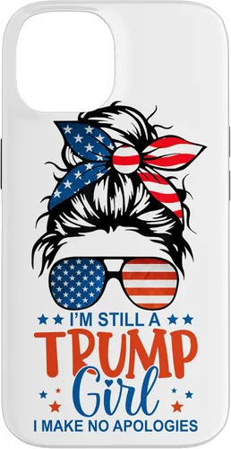 Vista 4 de I'm Still A Trump Girl I Make No Apologies Trump 2024 Women Case for iPhone 17