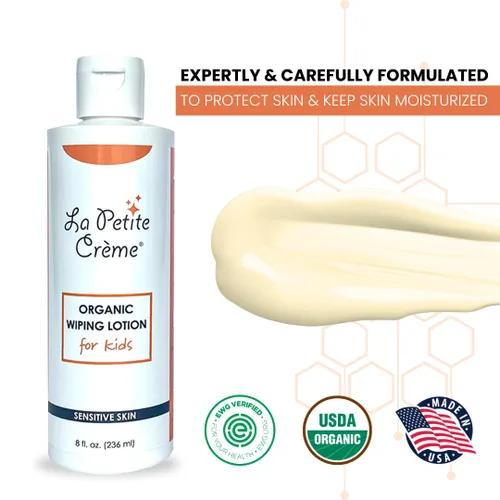 Vista 6 de La Petite Creme French Premium Liniment Loción limpiadora para niños (8 onzas) - Solución de entrenamiento para ir al baño - Limpiador e hidratante