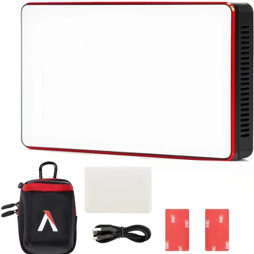 Vista 4 de Aputure Amaran MC RGBWW - Luz LED en la cámara, luz portátil para fotografía TLCI/CRI 96+ RGB 0-360 a todo color 3200-6500K ajustable 0-100%