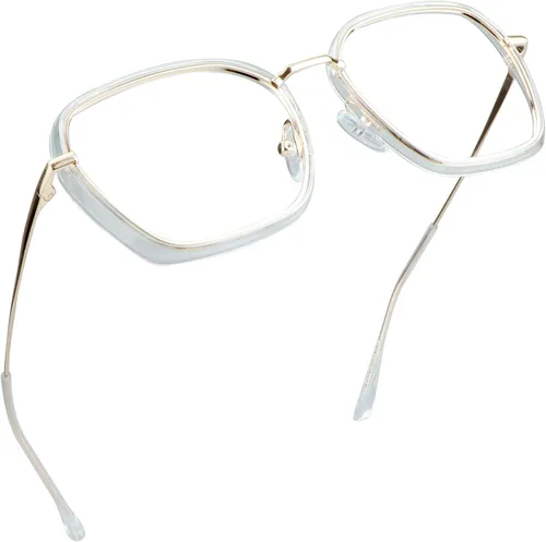 Vista 10 de LifeArt Lentes de luz azul, antifatiga ocular, anteojos de lectura para computadora, gafas de juegos, gafas de TV para mujeres y hombres