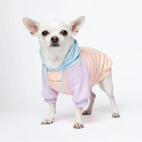Vista 85 de Spark Paws Sudadera con capucha para perro, suéter de primera calidad para perros pequeños, medianos y grandes Trajes cálidos para bulldogs