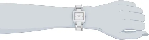 Vista 2 de Kenneth Cole New York KC4743 - Caja cuadrada clásica con reloj de cerámica para mujer