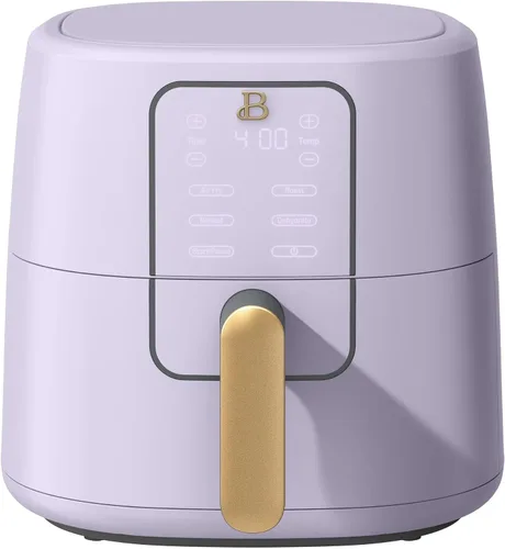 Vista 14 de Freidora de aire digital de 6 cuartos de galón, freidora de aire con pantalla táctil grande con control programable de tiempo y temperatura, Sésamo
