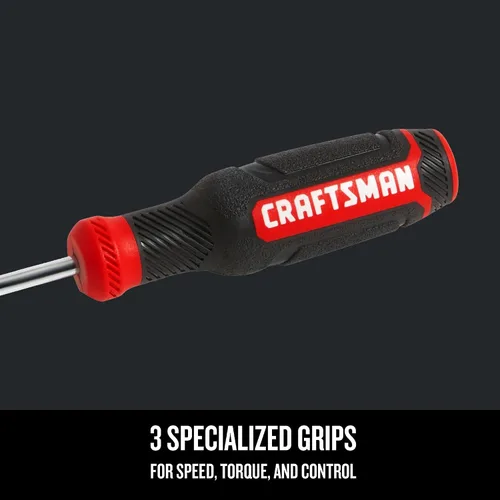 Vista 5 de CRAFTSMAN Phillips - Destornillador bimaterial, pH #1 x 3 pulgadas (CMHT65052N)