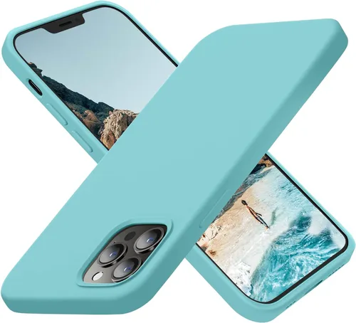 Vista 11 de Cordking Funda compatible con iPhone 12 Pro Max, funda de silicona ultradelgada a prueba de golpes con [forro de microfibra suave antiarañazos], 6.7