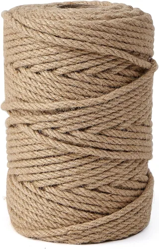 Vista 13 de Natural Jute Twine,656 Feet 3mm Hemp Twine Rope for Gift Wrapping Craft Plant Garden Christmas Handmade Arts Decoration Packing String Home Decor