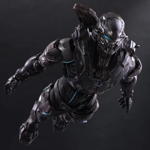 Vista 2 de Square Enix Halo 5: Spartan Locke Play Arts Kai Figura de acción