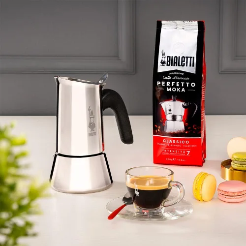 Vista 3 de Bialetti Cafetera de inducción Venus (6 tazas) y placa de inducción