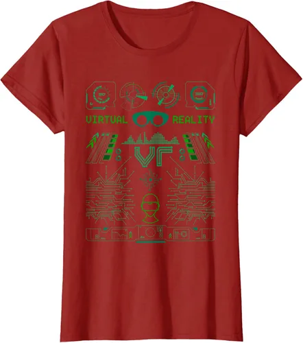 Vista 46 de Camiseta de realidad virtual VR Retro Gamers, Negro, S