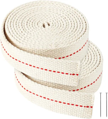 Vista 10 de Mechas para lámpara de aceite de 13 pies/2 rollos de algodón, mecha de 1/2 pulgada de repuesto para linternas de aceite para lámparas de aceite