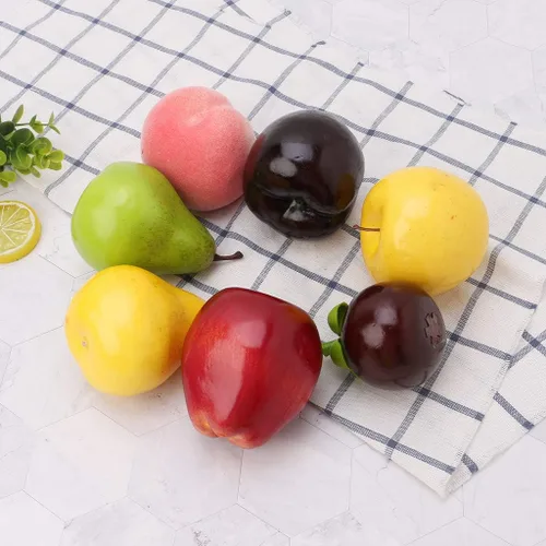 Vista 9 de Fruta de pera artificial, modelo realista, accesorios de fotografía para jardinería, modelos de plantación, centro comercial, espectáculo, regalo