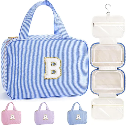 Vista 28 de TOPEAST Regalos de Navidad para Mujeres, Adolescentes y Niñas - Bolsa de Aseo Colgante de Viaje y Bolsa de Maquillaje, Bolsa de Aseo Personalizada