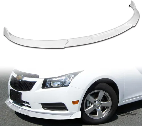 Vista 6 de Q1-TECH, borde de parachoques delantero compatible con Chevrolet Cruze 2011 - 2014, alerón de parachoques delantero, kit de cuerpo de barbilla