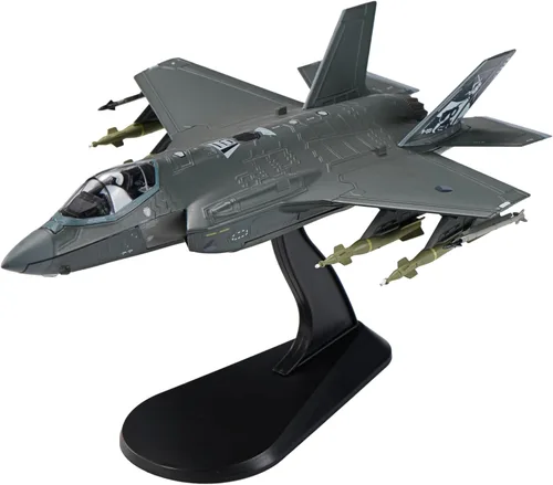 Vista 7 de F-35A Lightning Ⅱ Fighter Jet Model-1/72 Lockheed Martin AF-01 Steath Metal Modelos de aviones para coleccionista, entusiasta de la aviación