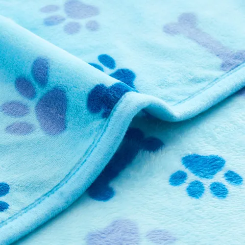 Vista 3 de Allisandro Manta de lujo para perro, 350 GSM, manta de forro polar de microfelpa súper mullida para perros y gatos pequeños, medianos y grandes