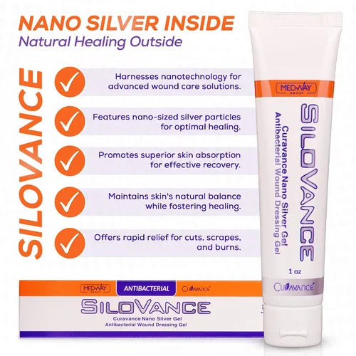 Vista 6 de MedVance CuraVance SiloVance Gel - Blanco, 1 fl oz (paquete de 1)