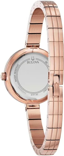 Vista 3 de Bulova Ladies Rhapsody Diamond Quartz Bracelet Watch