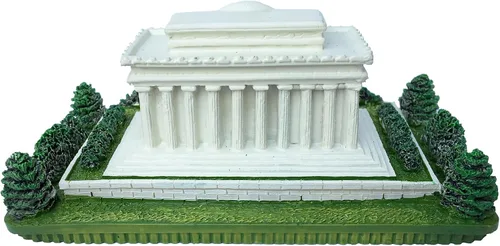 Vista 3 de Pisapapeles de recuerdo de Washington DC - Lincoln Memorial, recuerdos de Washington DC, regalos de Washington D.C