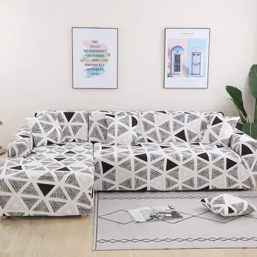 Vista 21 de IMYOGI Fundas de sofá de alta elasticidad, funda de sofá elástica con patrón de elastano, fundas de sofá de dos plazas, 1 pieza, protector de perro