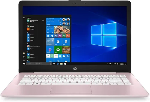 Vista 2 de Laptop HP Stream 2021 de 14 pulgadas, procesador Intel Celeron N4020, 4 GB de RAM, 64 GB eMMC, WiFi, Bluetooth, cámara web, HDMI, Windows 10 S