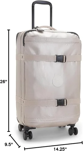Vista 8 de Kipling Equipaje rodante mediano espontáneo, Brillo metálico., Esponja M