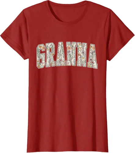 Vista 55 de Granna - Camiseta retro para el día de la madre Negro