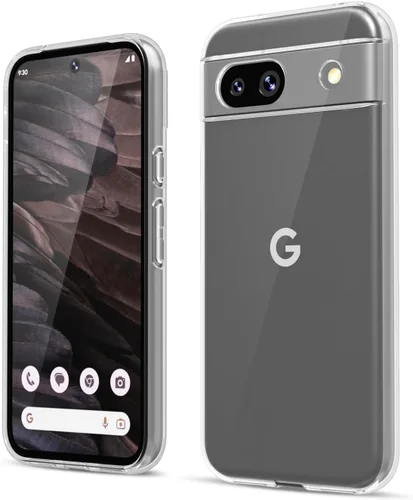 Vista 123 de oakxco para Google Pixel 6A Funda de teléfono de silicona líquida, diseño estético lindo y delgado para mujer y niña, cubierta de gel suave, lisa