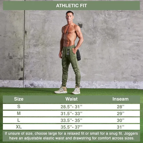 Vista 6 de Born Tough Pantalones deportivos de entrenamiento ajustados para hombre, para fisicoculturismo, gimnasio, pantalones deportivos con bolsillos