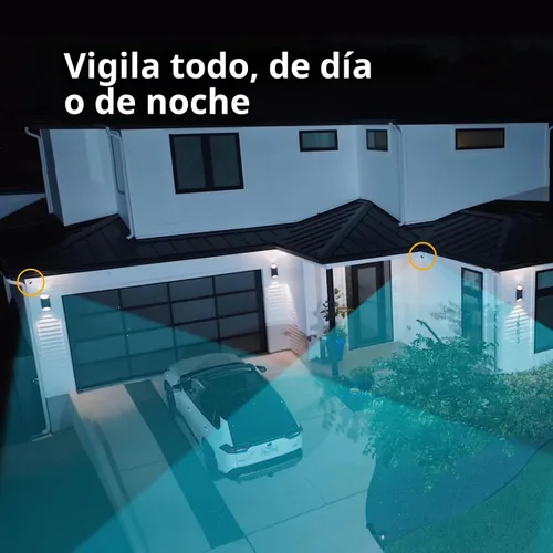 Vista 7 de SimpliSafe - Sistema de seguridad para el hogar con cámaras exteriores inalámbricas de 7 piezas - Supervisión profesional opcional 24/7 - Sin