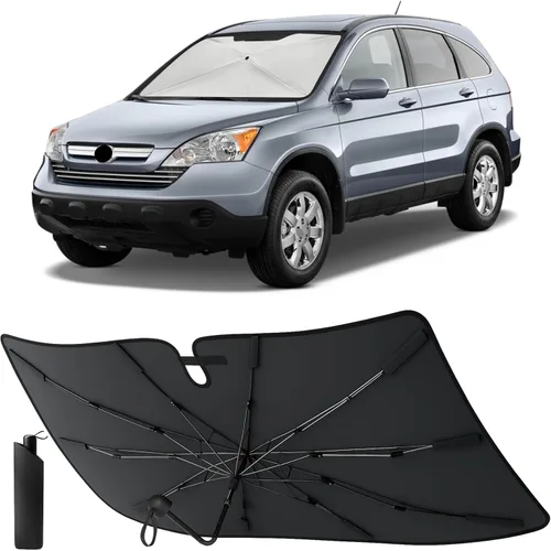 Vista 36 de EcoNour Parasol plegable para parabrisas de Mazda 3 2014-2016 2017 2018, parasol para ventana delantera de automóvil, protección UV, bloqueador