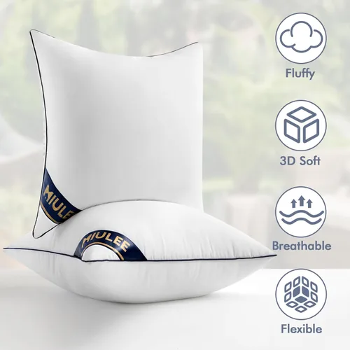 Vista 6 de MIULEE Juego de 2 fundas de almohada decorativas beige rombo, jacquard, juego de 2 rellenos de almohada de 18 x 18 pulgadas