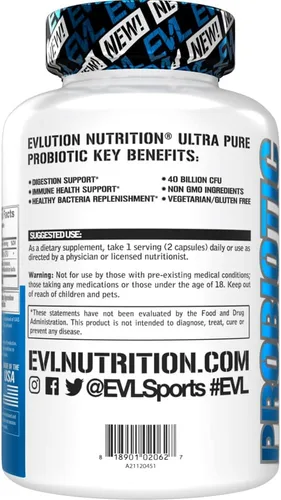 Vista 4 de Evlution EVL Multi-Strain Cápsulas probióticas - 30 porciones