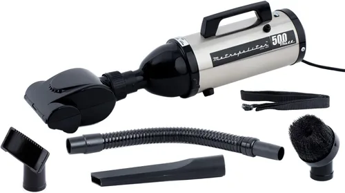 Vista 4 de METROVAC Evolution - Aspiradora de mano, 120 V, 504 W, potente, ligera, recogida en seco para una fácil limpieza en el hogar, oficina, automóvil